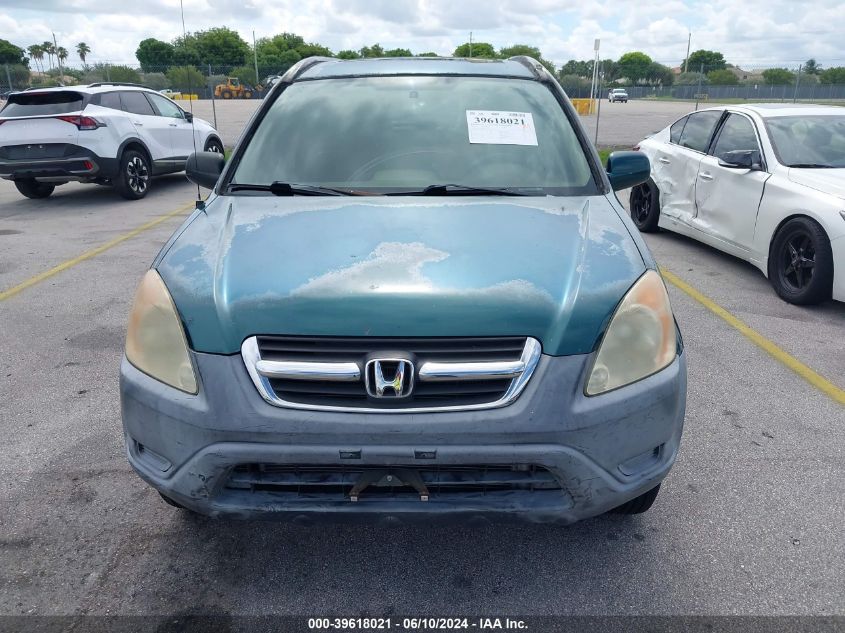 2002 Honda Cr-V Ex VIN: JHLRD78802C014760 Lot: 39618021