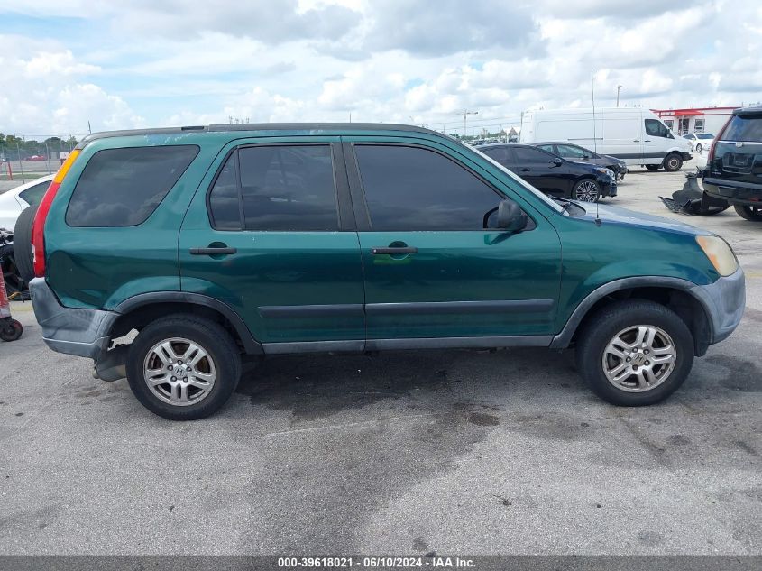 2002 Honda Cr-V Ex VIN: JHLRD78802C014760 Lot: 39618021