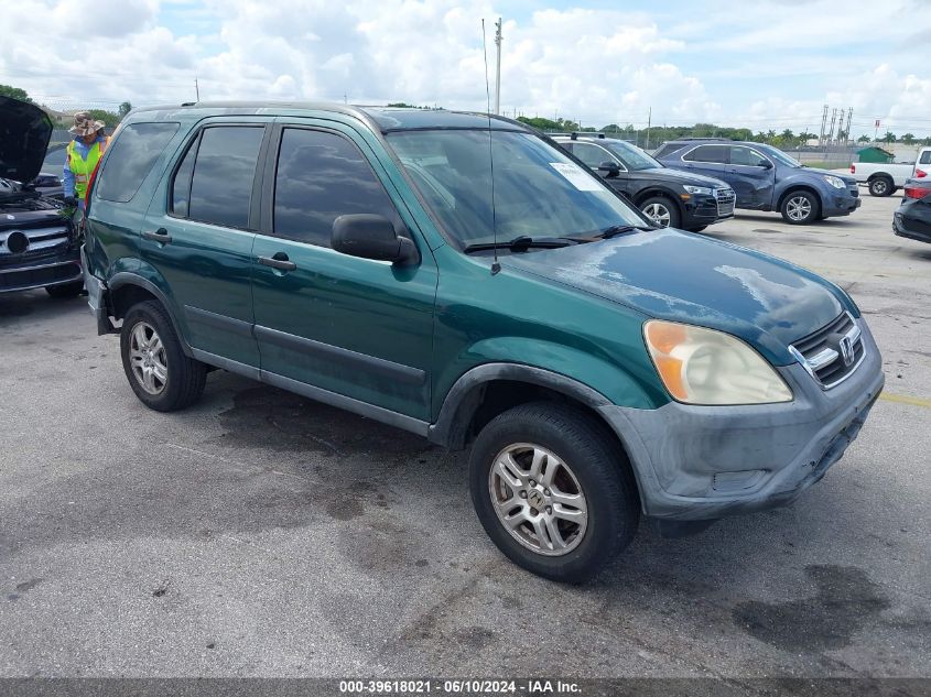 2002 Honda Cr-V Ex VIN: JHLRD78802C014760 Lot: 39618021