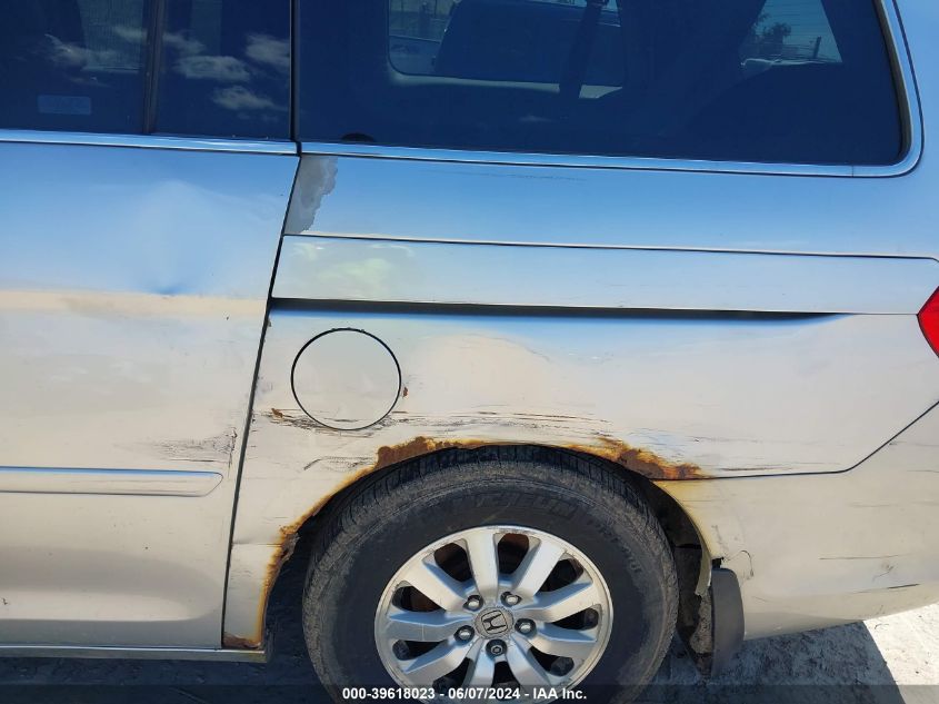 2009 Honda Odyssey Ex-L VIN: 5FNRL38789B035529 Lot: 39618023