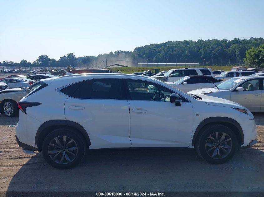 2016 Lexus Nx 200T F Sport VIN: JTJBARBZ8G2075658 Lot: 39618030