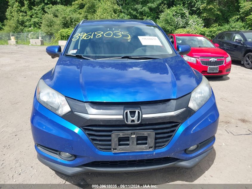 2018 Honda Hr-V Ex-L VIN: 3CZRU6H70JM722190 Lot: 39618035