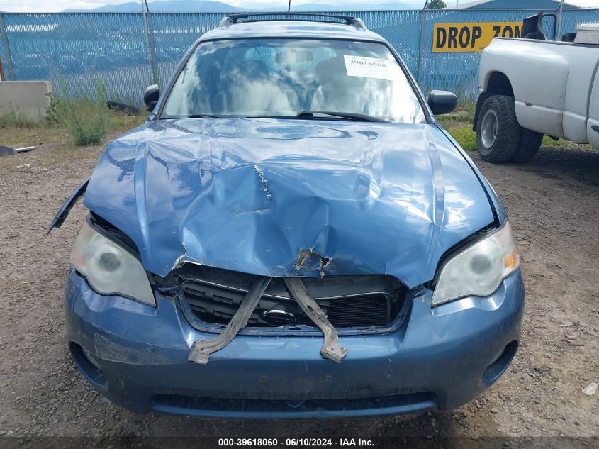 2007 Subaru Outback 2.5I VIN: 4S4BP61C677320453 Lot: 39618060