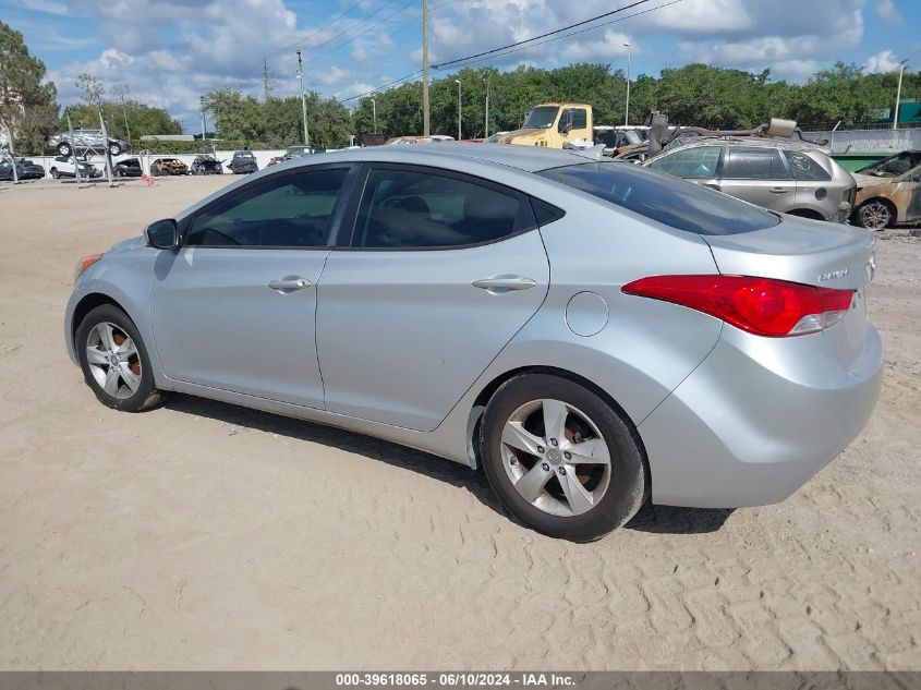 2013 Hyundai Elantra Gls VIN: 5NPDH4AE6DH152062 Lot: 39618065