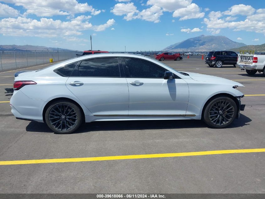 2019 Genesis G80 3.3T Sport VIN: KMTFN4JB7KU306127 Lot: 39618066