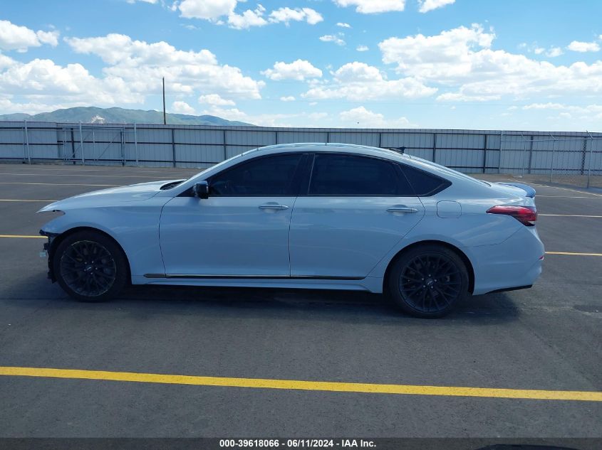 2019 Genesis G80 3.3T Sport VIN: KMTFN4JB7KU306127 Lot: 39618066