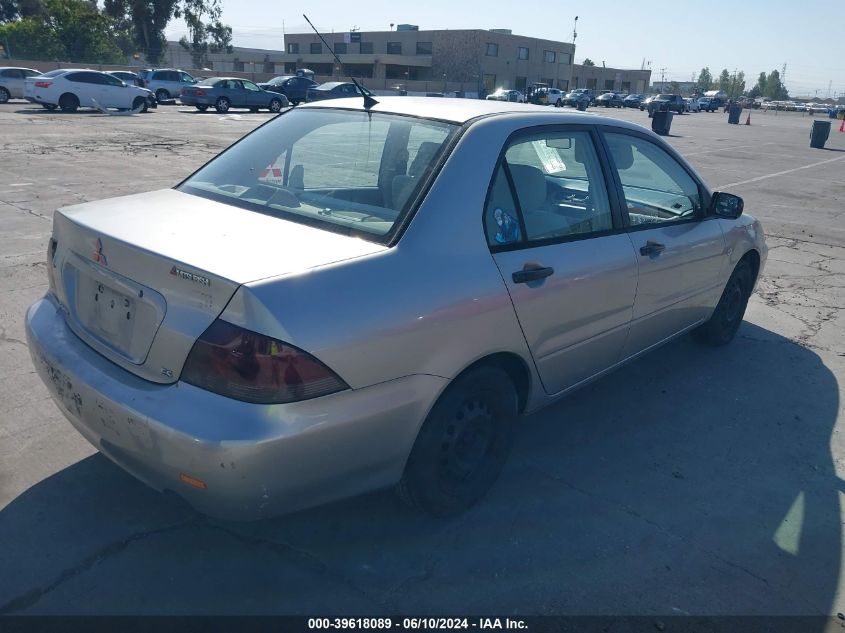 2005 Mitsubishi Lancer Es VIN: JA3AJ26E55U051234 Lot: 39618089