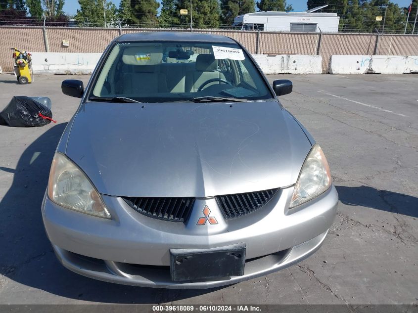 2005 Mitsubishi Lancer Es VIN: JA3AJ26E55U051234 Lot: 39618089