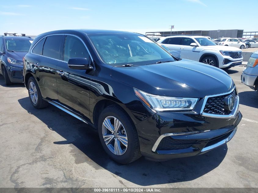 2020 Acura Mdx Standard VIN: 5J8YD3H38LL016619 Lot: 39618111