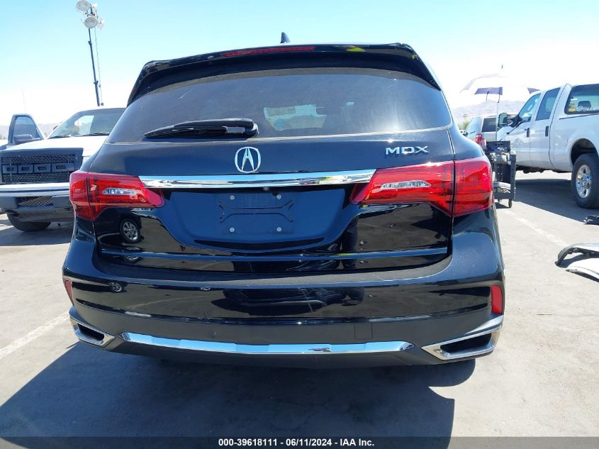 2020 Acura Mdx Standard VIN: 5J8YD3H38LL016619 Lot: 39618111