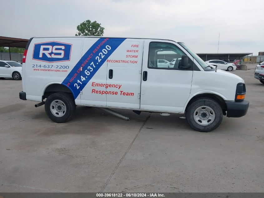 2017 Chevrolet Express 2500 Work Van VIN: 1GCWGAFF5H1301313 Lot: 39618122