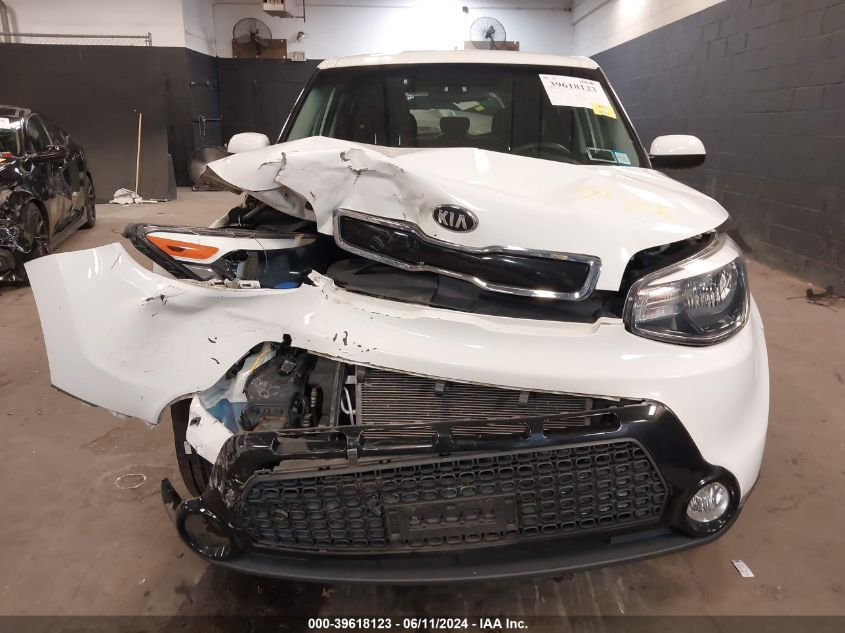 2016 Kia Soul + VIN: KNDJP3A5XG7304434 Lot: 39618123