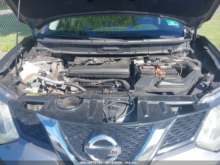 2015 Nissan Rogue S VIN: KNMAT2MV5FP504203 Lot: 39618124