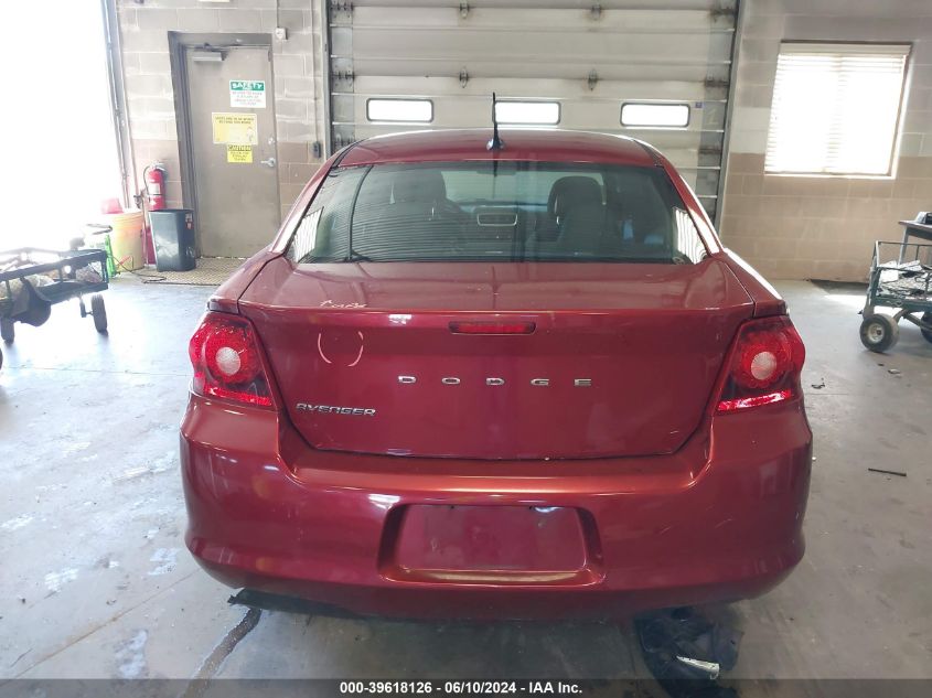 2014 Dodge Avenger Se VIN: 1C3CDZAB5EN227494 Lot: 39618126