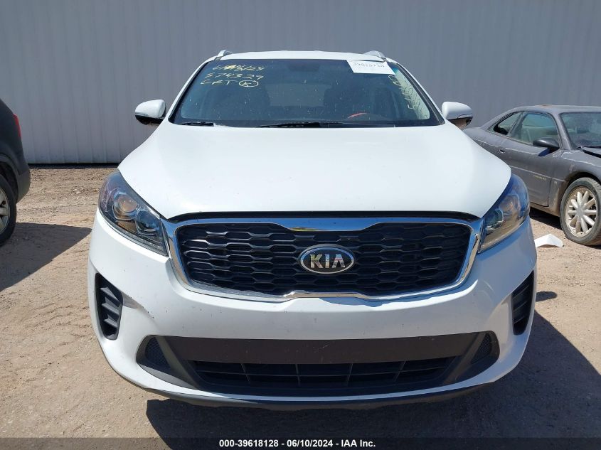 2019 Kia Sorento 3.3L Lx VIN: 5XYPG4A59KG540682 Lot: 39618128