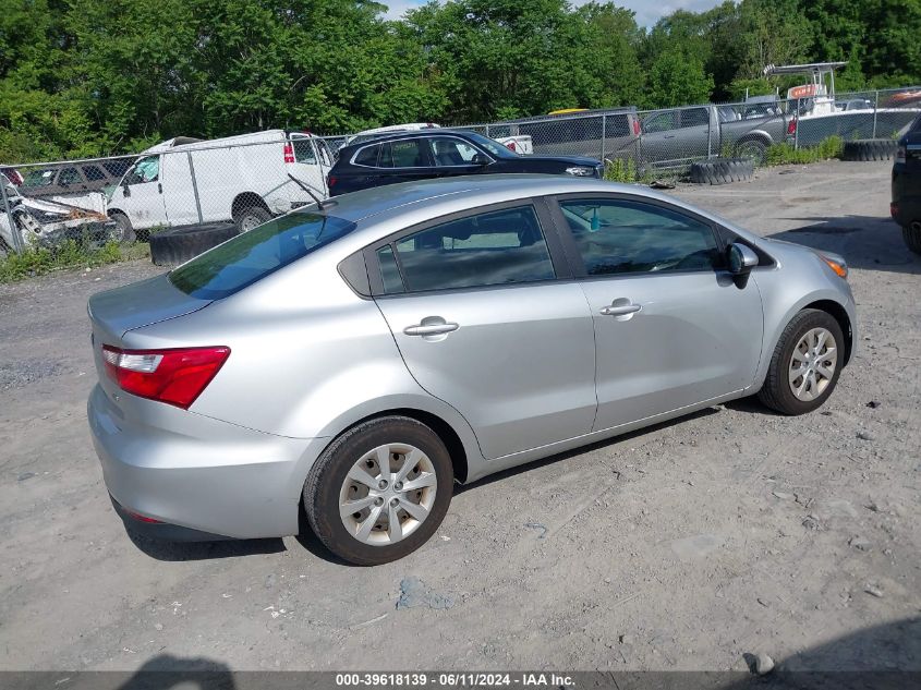 2016 Kia Rio Lx VIN: KNADM4A33G6589717 Lot: 39618139