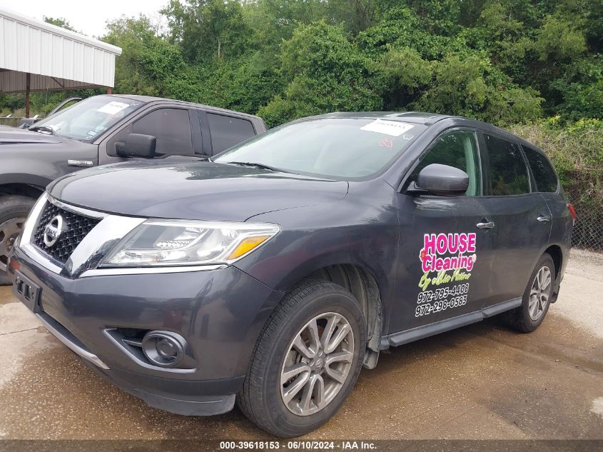 2013 Nissan Pathfinder S VIN: 5N1AR2MN4DC644547 Lot: 39618153