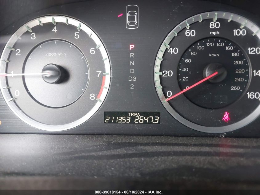 2009 Honda Accord 2.4 Ex-L VIN: 1HGCP26809A019254 Lot: 39618154