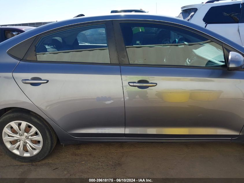 2020 Hyundai Accent Se VIN: 3KPC24A6XLE114939 Lot: 39618175