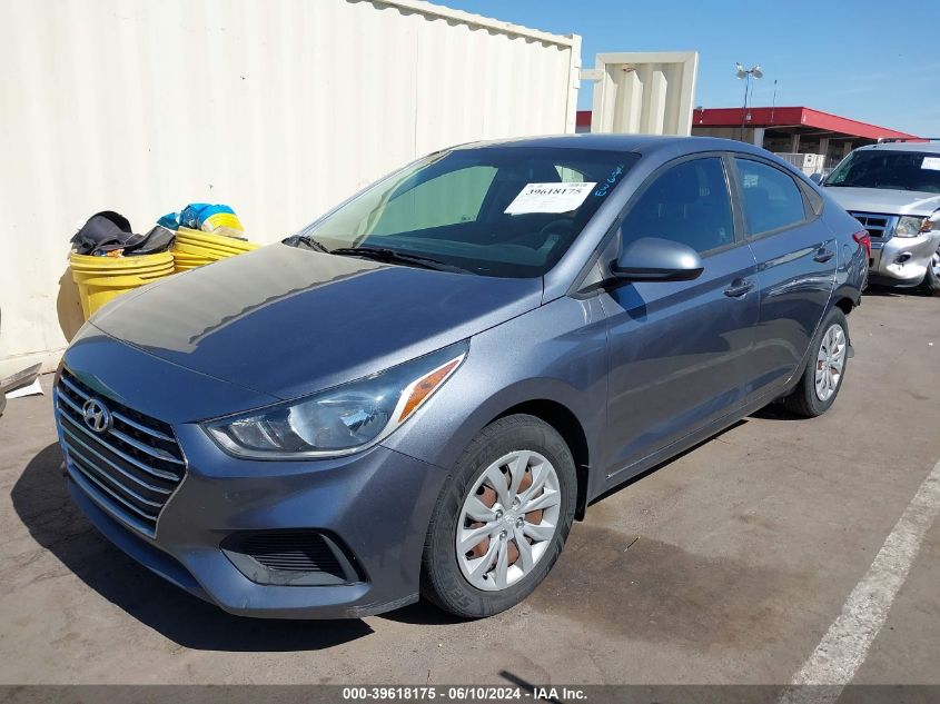 2020 Hyundai Accent Se VIN: 3KPC24A6XLE114939 Lot: 39618175