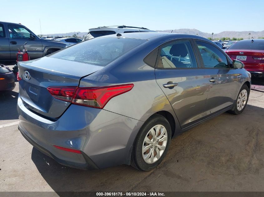 2020 Hyundai Accent Se VIN: 3KPC24A6XLE114939 Lot: 39618175