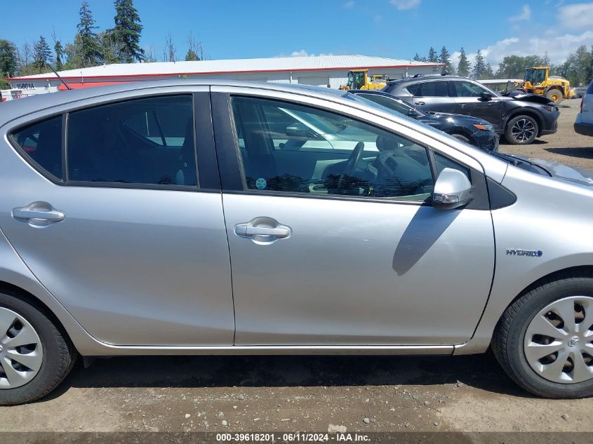 2013 Toyota Prius C Two VIN: JTDKDTB32D1556316 Lot: 39618201