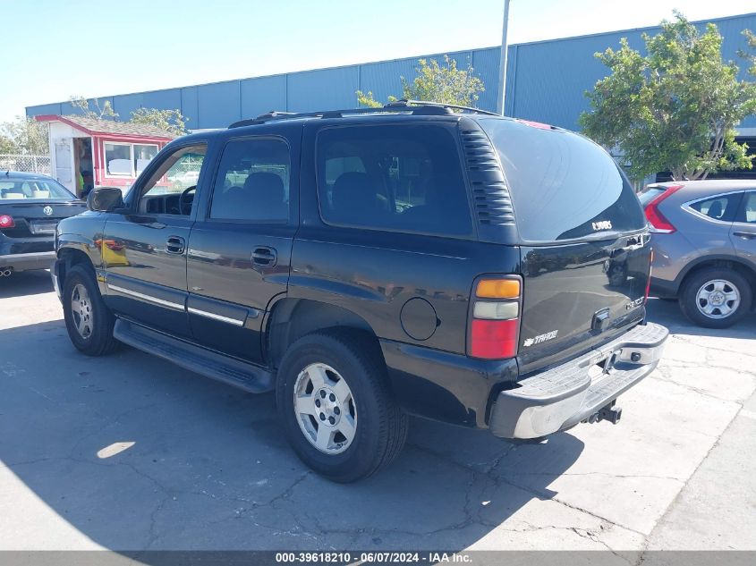 2005 Chevrolet Tahoe Lt VIN: 1GNEC13T95R197043 Lot: 39618210