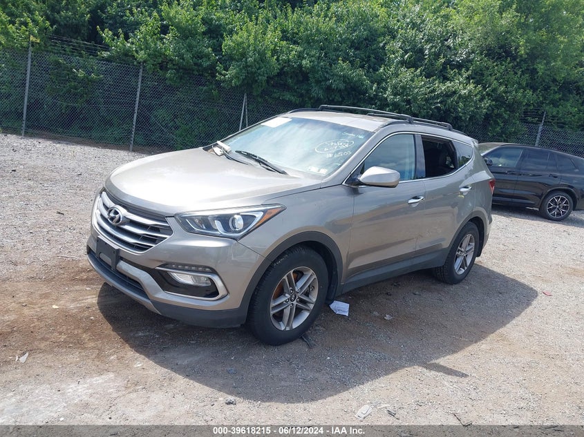 VIN 5NMZUDLB5HH006503 2017 HYUNDAI SANTA FE SPORT 2.4L