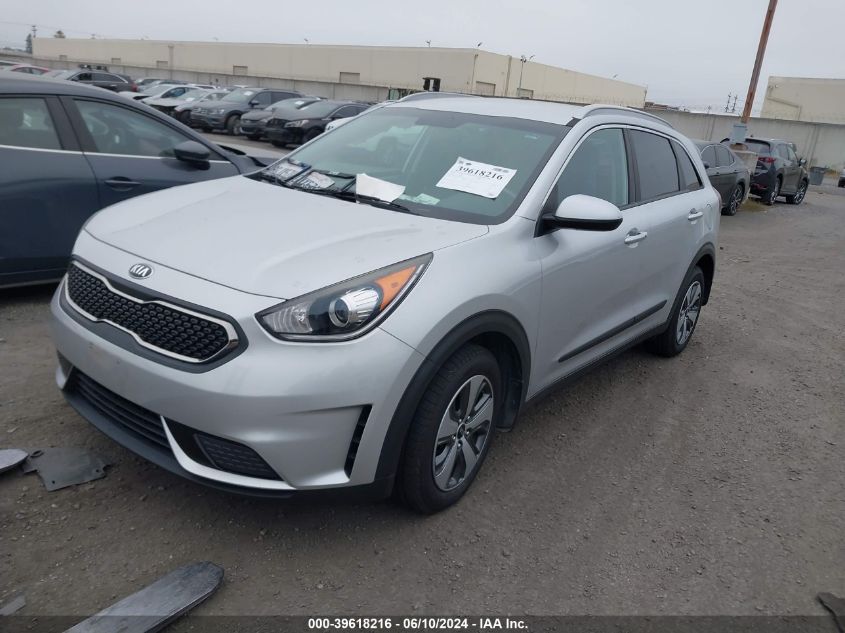 2018 Kia Niro Lx VIN: KNDCB3LC0J5212013 Lot: 39618216