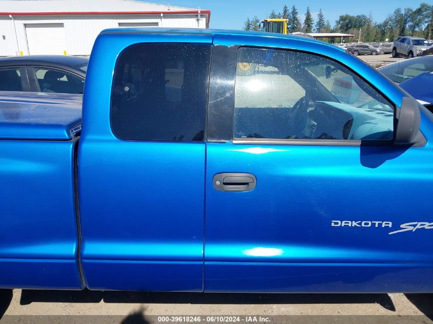 2000 Dodge Dakota Slt/Sport VIN: 1B7GG22N0YS526112 Lot: 39618246