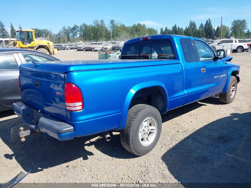 2000 Dodge Dakota Slt/Sport VIN: 1B7GG22N0YS526112 Lot: 39618246