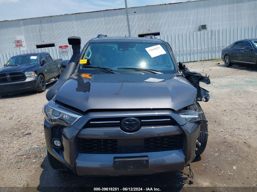 2021 Toyota 4Runner Sr5 Premium VIN: JTEFU5JR3M5244593 Lot: 39618251