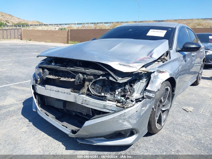 2022 Honda Accord Sport VIN: 1HGCV1F32NA050195 Lot: 39618281