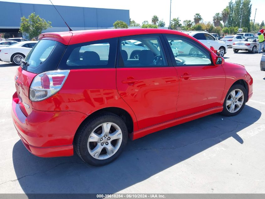 2007 Toyota Matrix Xr VIN: 2T1KR32E97C665231 Lot: 39618284