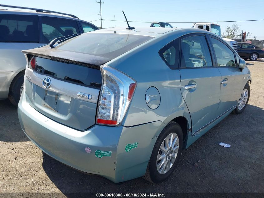 2013 Toyota Prius Plug-In Advanced VIN: JTDKN3DP9D3048314 Lot: 39618305