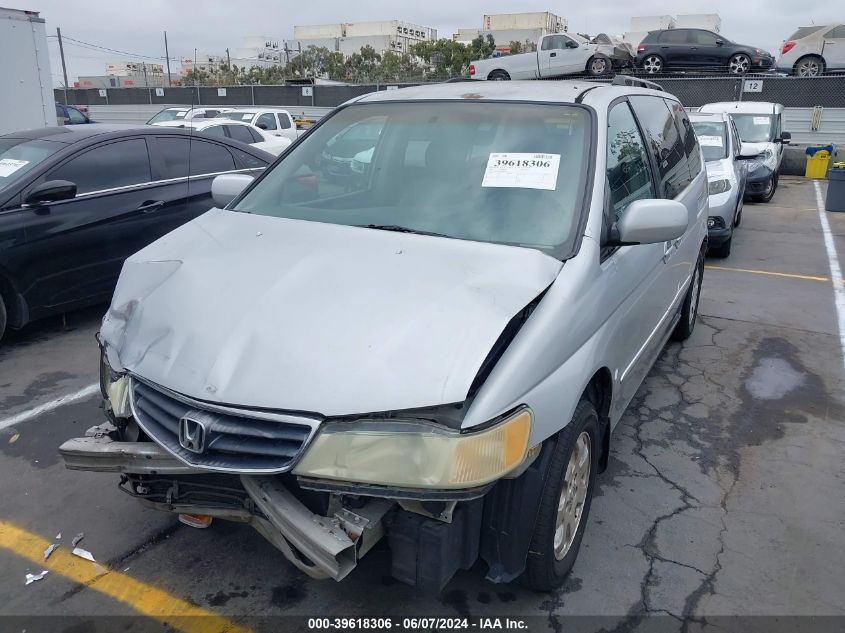 2002 Honda Odyssey Ex-L VIN: 5FNRL18932B042822 Lot: 39618306