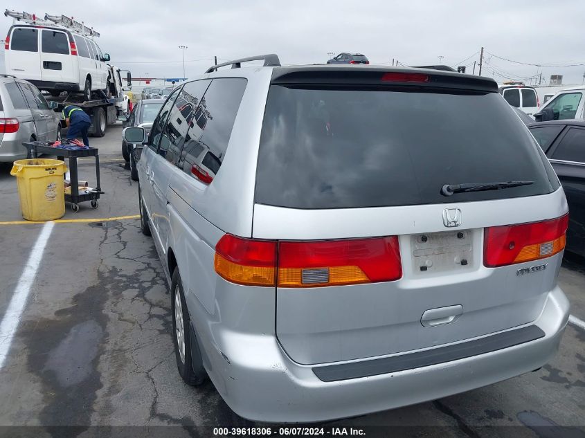 2002 Honda Odyssey Ex-L VIN: 5FNRL18932B042822 Lot: 39618306