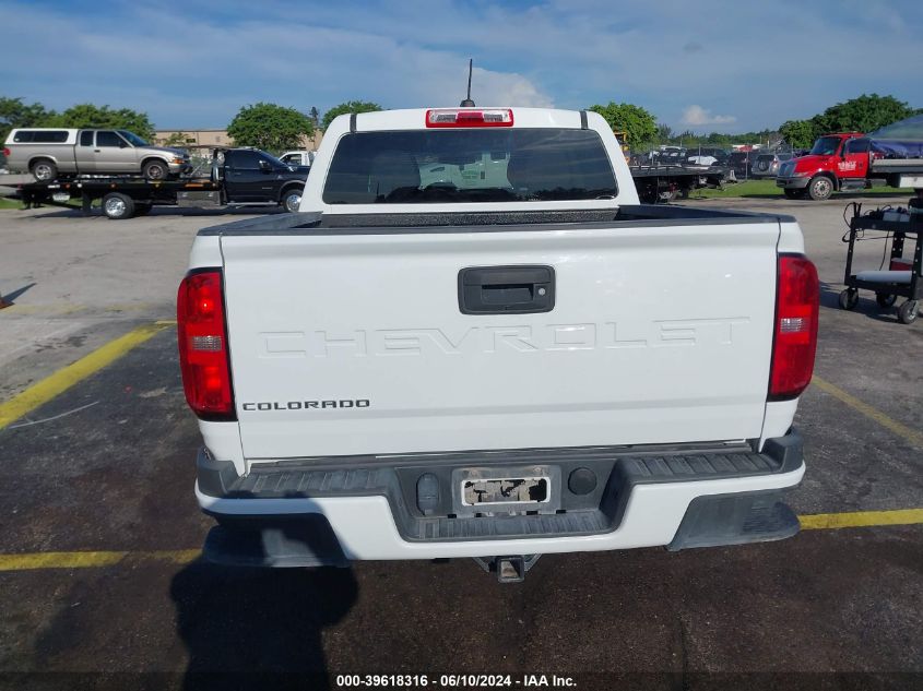 2021 Chevrolet Colorado 4Wd Short Box Wt VIN: 1GCGTBEN7M1104877 Lot: 39618316