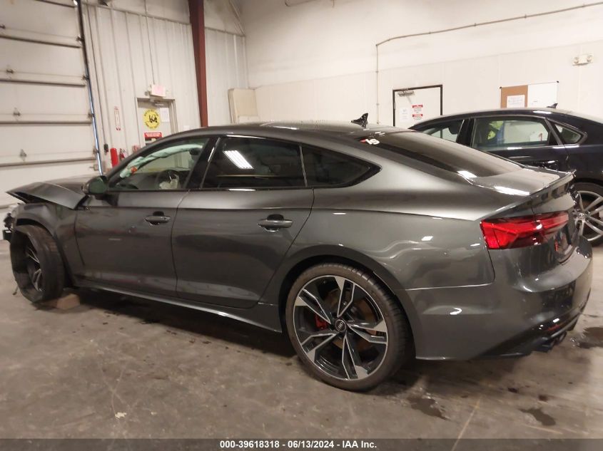 2023 Audi S5 Sportback Premium Plus Tfsi Quattro Tiptronic VIN: WAUC4CF58PA057392 Lot: 39618318