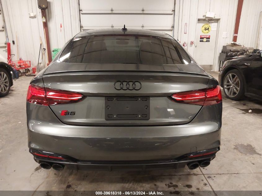 2023 Audi S5 Sportback Premium Plus Tfsi Quattro Tiptronic VIN: WAUC4CF58PA057392 Lot: 39618318