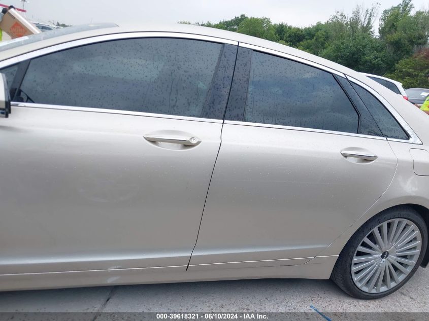 2017 Lincoln Mkz Reserve VIN: 3LN6L5E99HR608614 Lot: 39618321