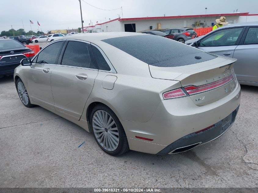 2017 Lincoln Mkz Reserve VIN: 3LN6L5E99HR608614 Lot: 39618321