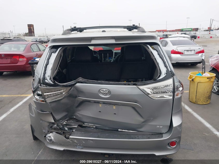 2016 Toyota Sienna Se 8 Passenger VIN: 5TDXK3DC7GS726279 Lot: 39618327