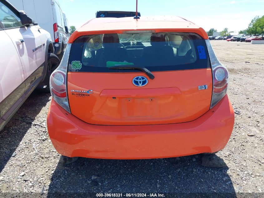 2013 Toyota Prius C Three VIN: JTDKDTB37D1043692 Lot: 39618331