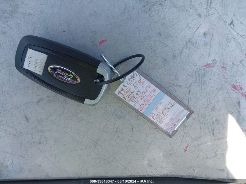 2018 Ford Ecosport Se VIN: MAJ3P1TE8JC233992 Lot: 39618347