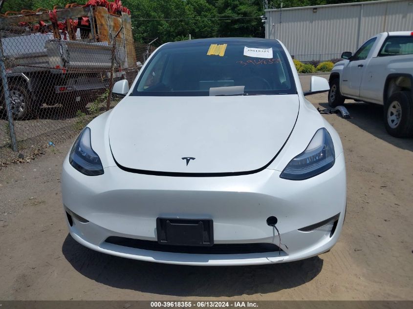 2023 Tesla Model Y Awd/Long Range Dual Motor All-Wheel Drive VIN: 7SAYGDEE5PA046607 Lot: 39618355