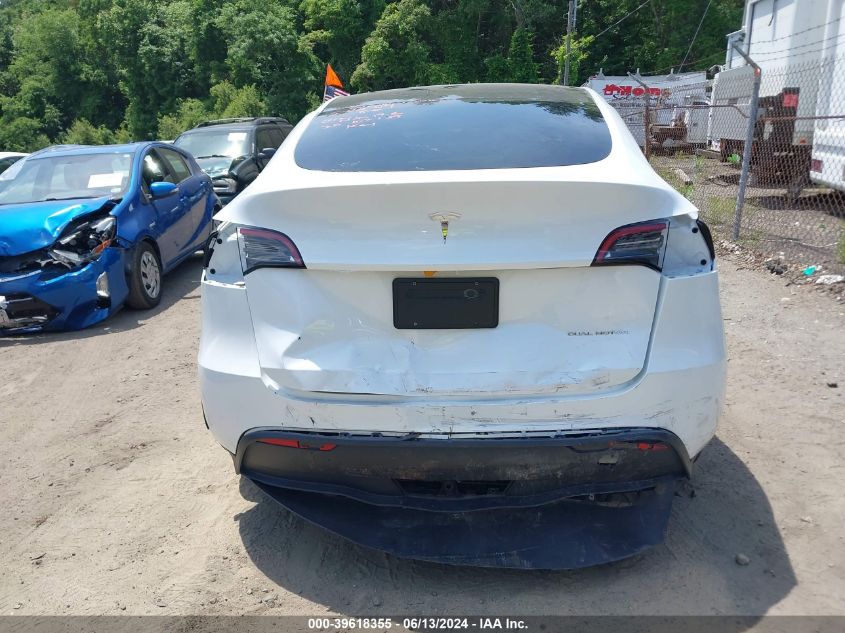 2023 TESLA MODEL Y AWD/LONG RANGE DUAL MOTOR ALL-WHEEL DRIVE - 7SAYGDEE5PA046607