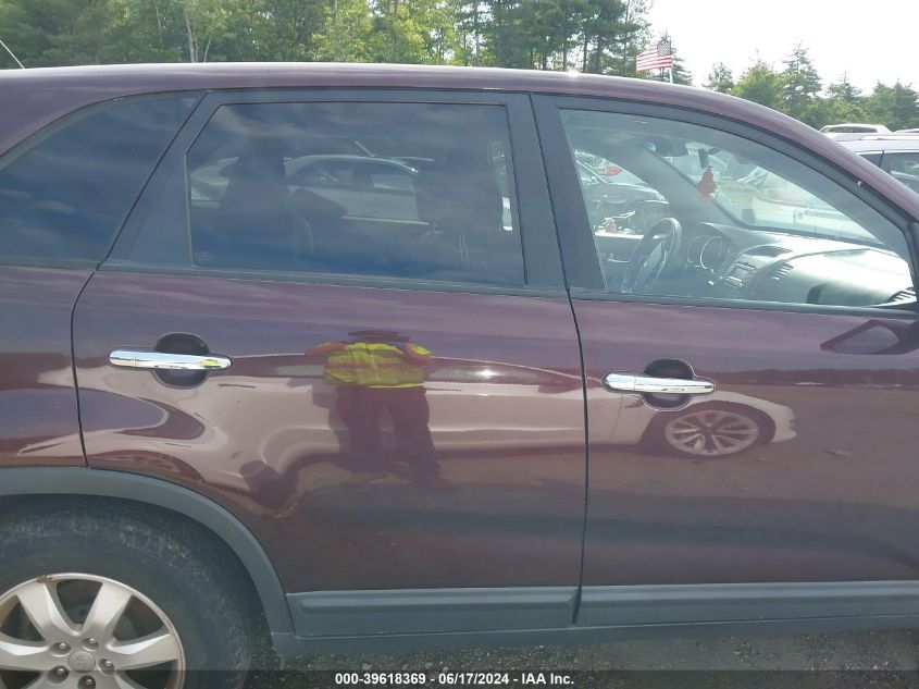 2012 Kia Sorento Lx VIN: 5XYKTCA62CG274772 Lot: 39618369