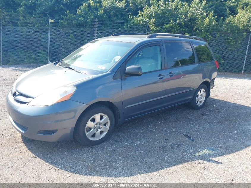 2007 Toyota Sienna Le VIN: 5TDZK23C67S093813 Lot: 39618377