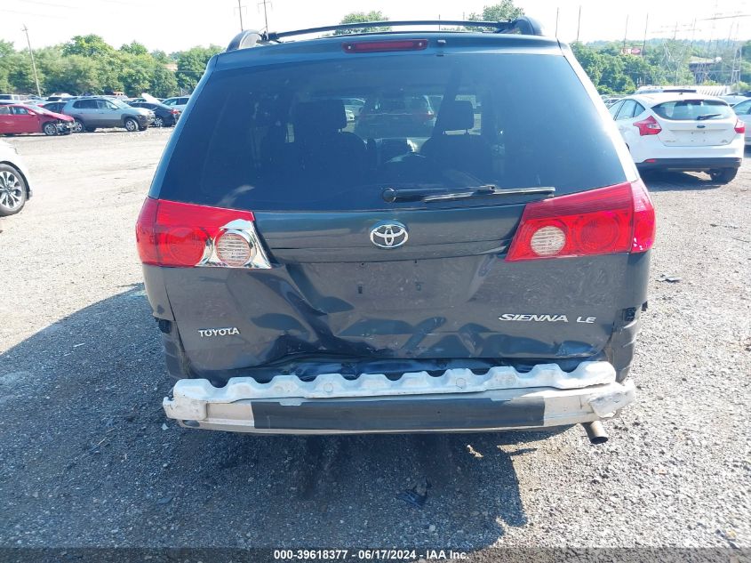 2007 Toyota Sienna Le VIN: 5TDZK23C67S093813 Lot: 39618377